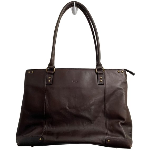 solo Handbags - Solo Jay Leather Laptop Bag